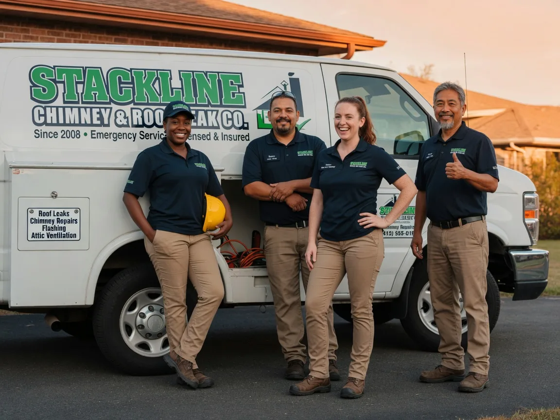 Chimney flashing repair company in Leroy, TX